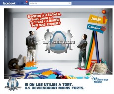 Application facebook de l'assurance maladie