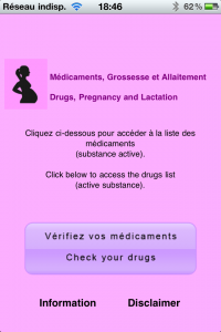 Drugs in Pregnancy - Médicaments et Grossesse - iPhone - iPad Drugs in Pregnancy - Médicaments et Grossesse - iPhone - iPad