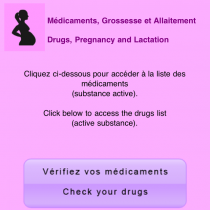 Drugs in Pregnancy - Médicaments et Grossesse - iPhone - iPad