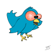twitter oiseau conjonctivite