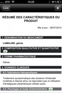 médicaments 2012 pour iPhone et iPad médicaments 2012 pour iPhone et iPad