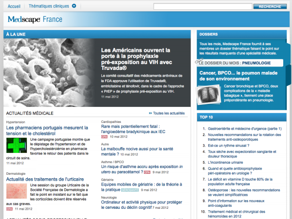 MEDSCAPE FRANCE MEDSCAPE FRANCE