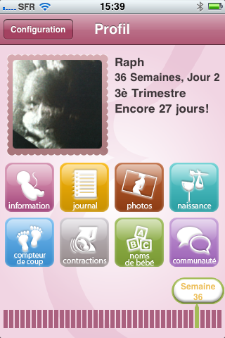 Baby Bump Application Iphone De Suivi De Grossesse Le Blog De La Santele Blog De La Sante